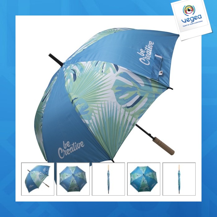 Paraguas rpet redondo de cuatro colores Paraguas duradero