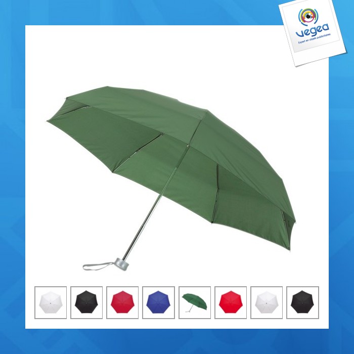 Parapluie publicitaire de poche aluminium shorty parapluie pliable de poche