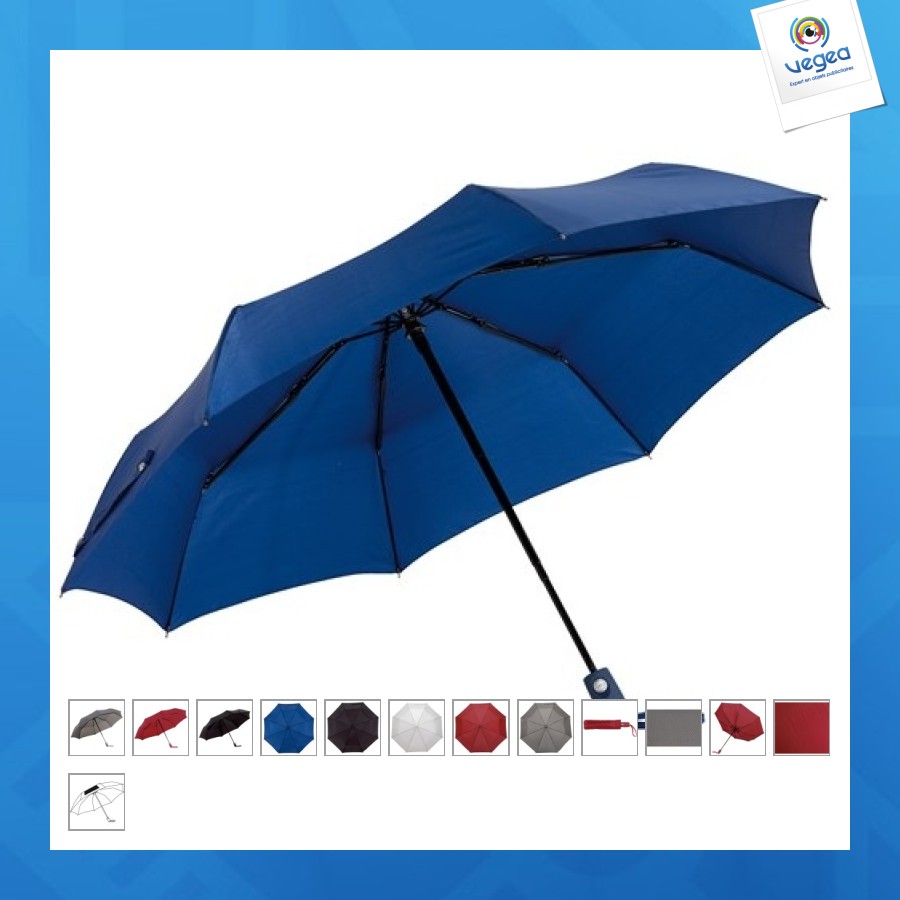 Parapluie publicitaire tempête pliable à ouverture automatique parapluie pliable de poche