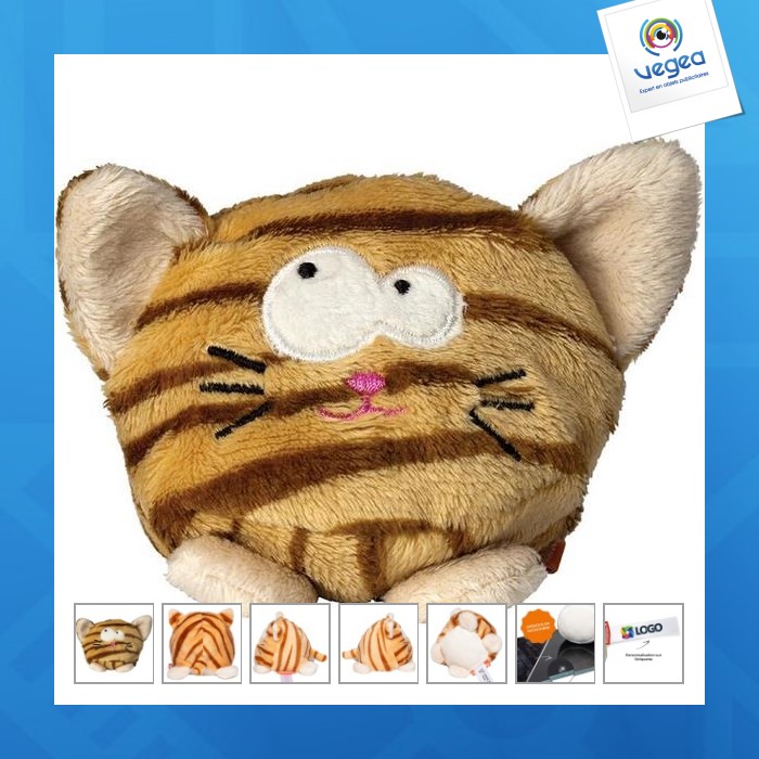 Peluche chat publicitaire - mbw Peluche chat publicitaire - mbw