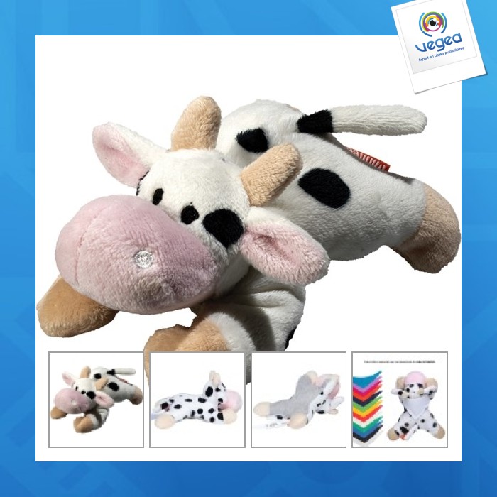 grande peluche vache