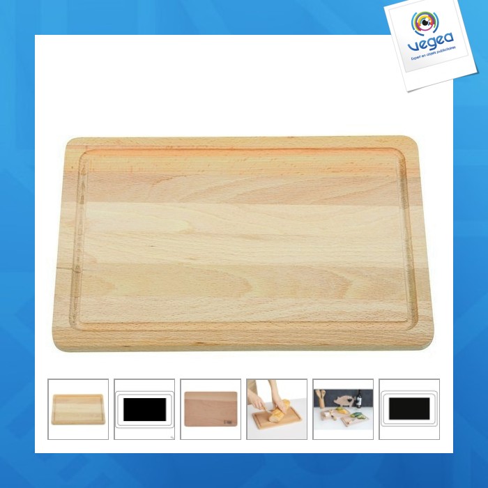 Planche à Découper En Chêne Massif 30x20cm - Surface Antibactérienne Naturelle - Fabriquée En Ukraine