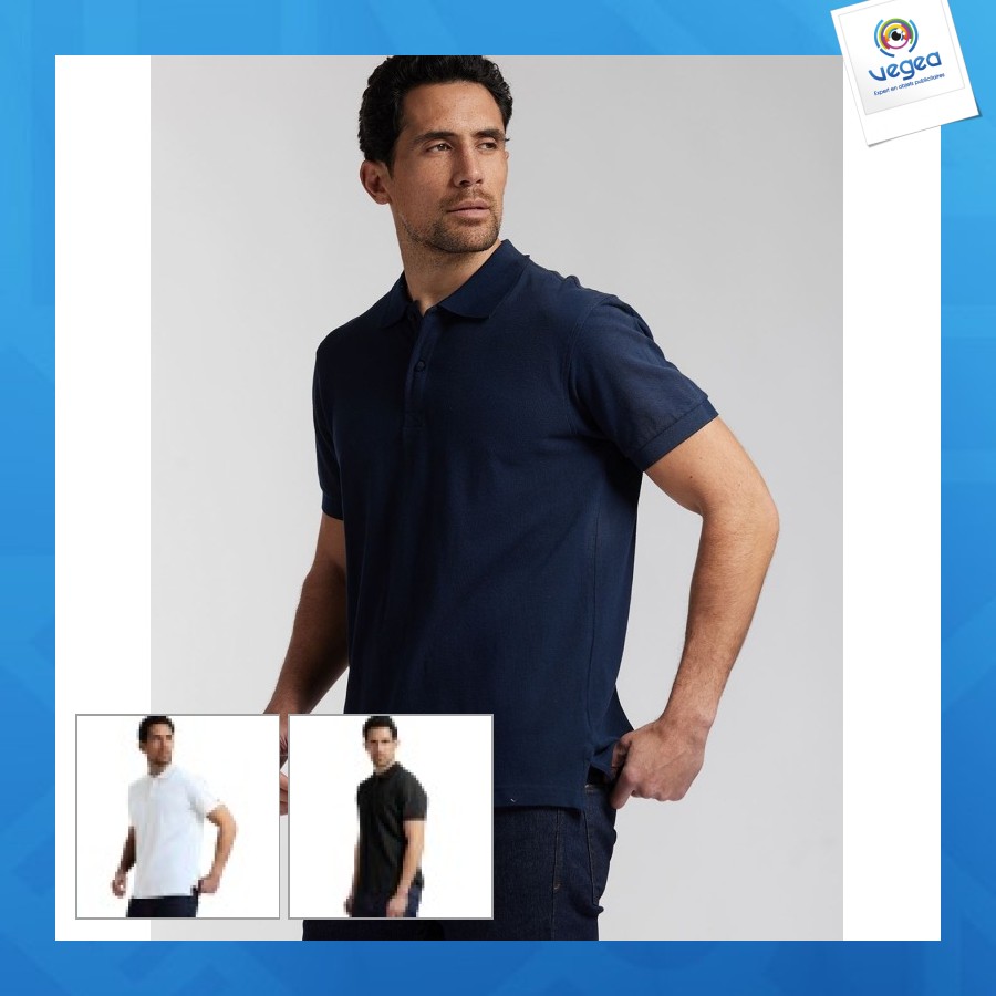 Polo manches courtes publicitaire made in france