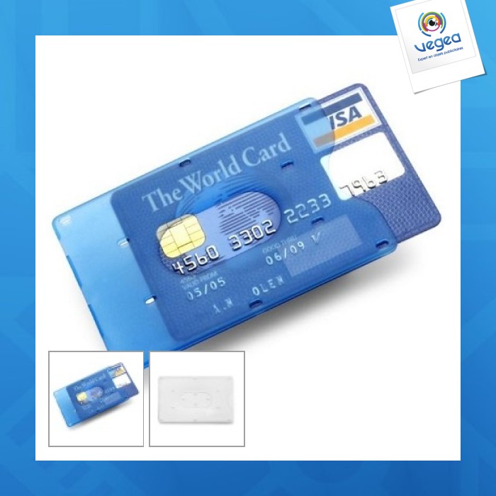 Porte-carte logoté de crédit