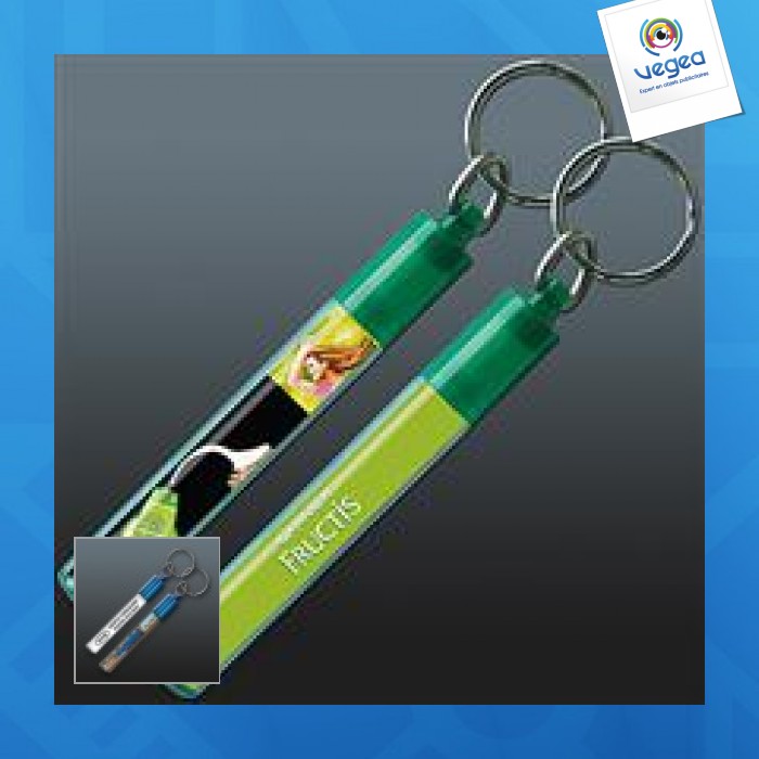 Porte-clés avec insert liquide personnalisé flottant porte-clés avec insert liquide