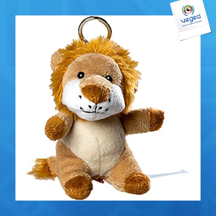 Peluche ours gonflable assis marron
