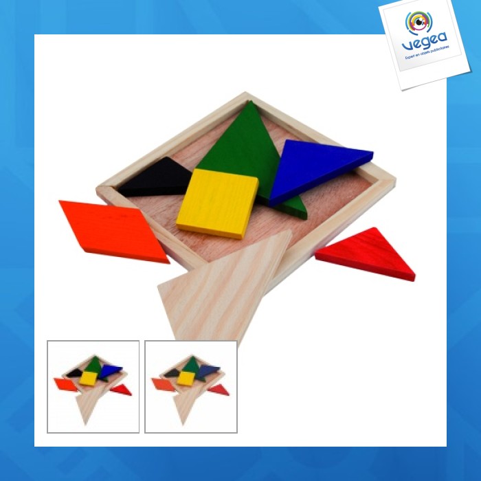 Puzzle tangram publicitaire tangram
