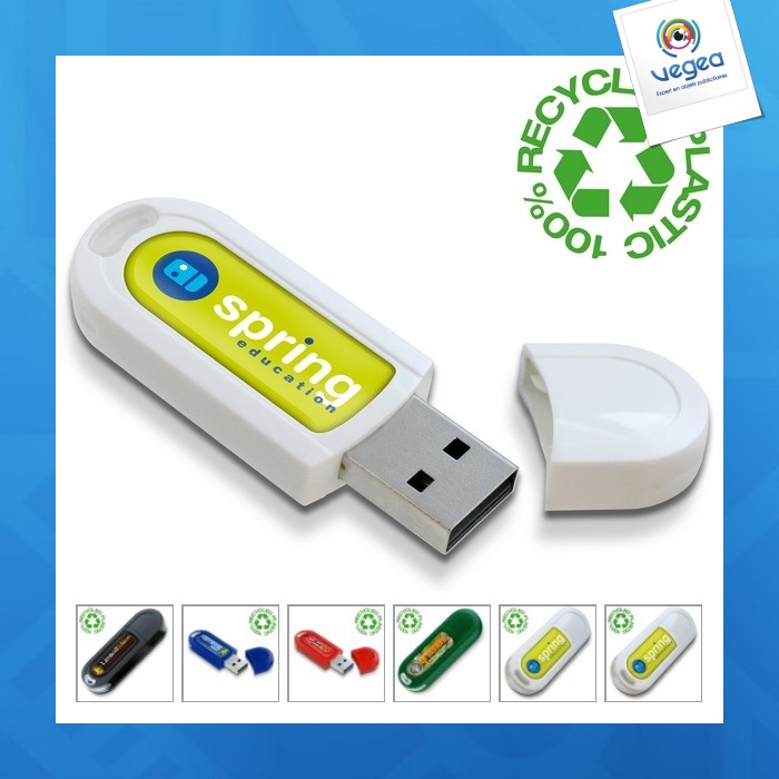 Recycled plastic usb flash drive USB memory device