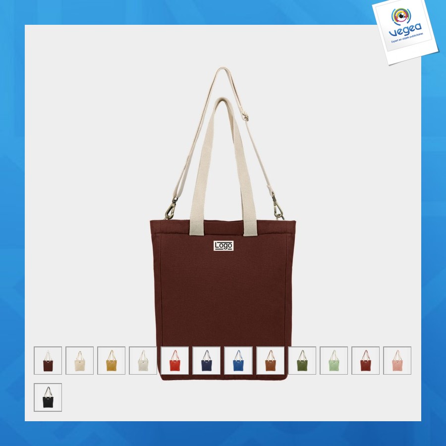 Sac coton personnalisable bio épais 11l l30/h38x10cm