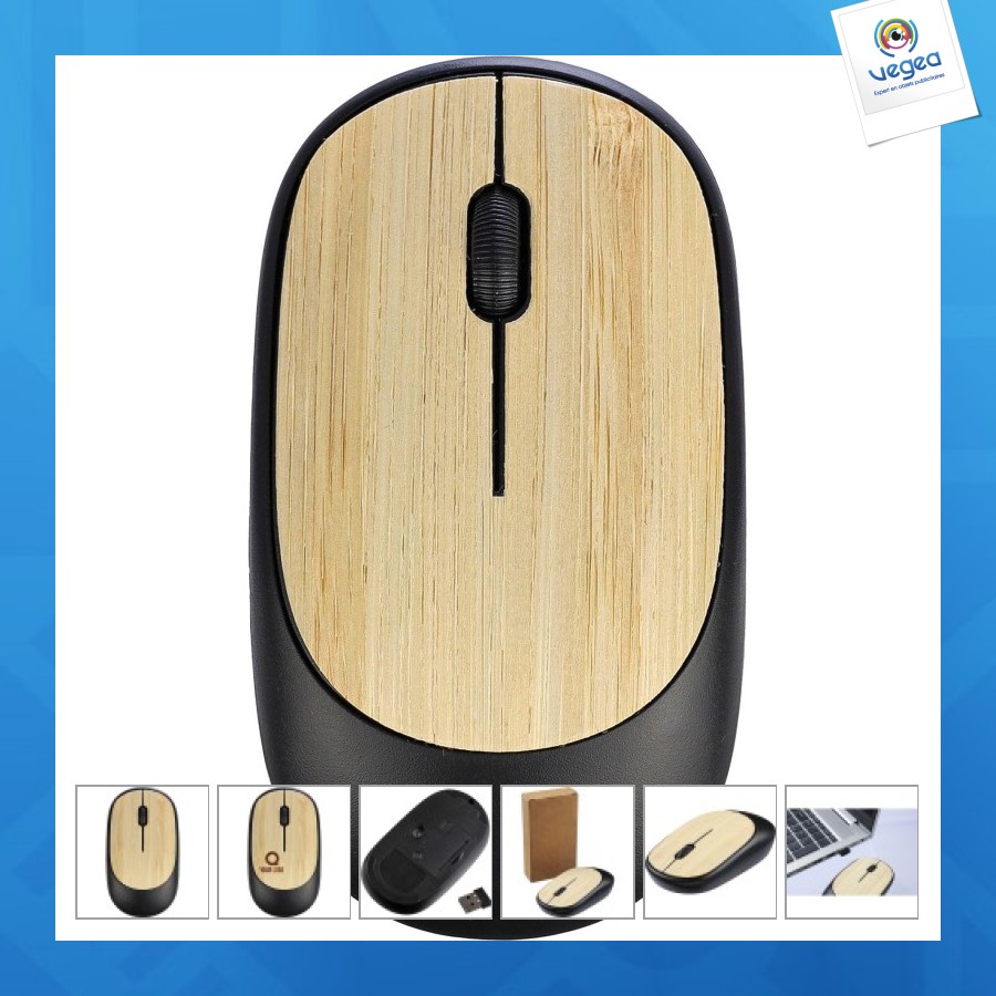 Souris optique publicitaire sans fil en abs eileen Souris optique publicitaire sans fil en abs eileen