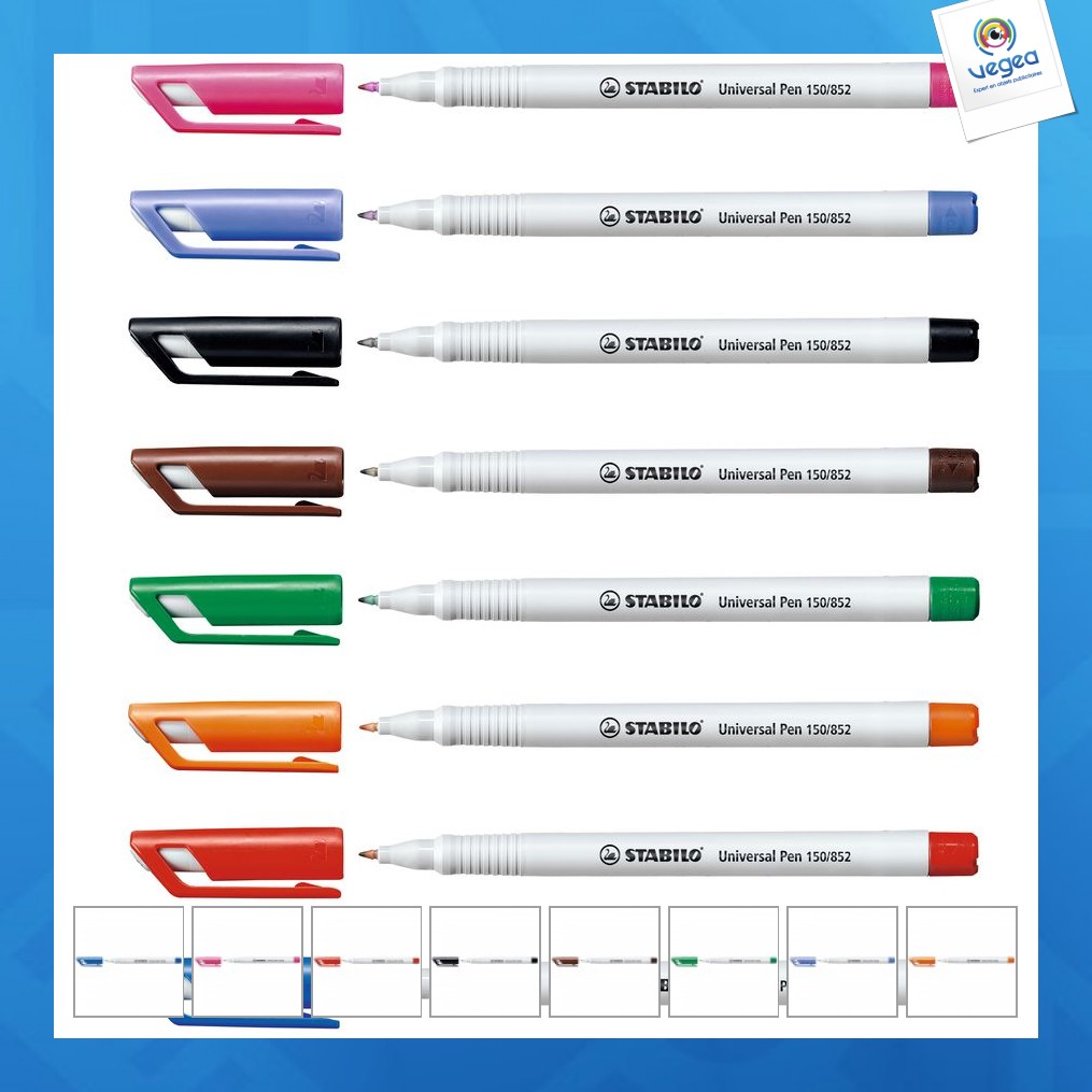 Stabilo universal pen (effaçable) feutre et marqueur effaçable
