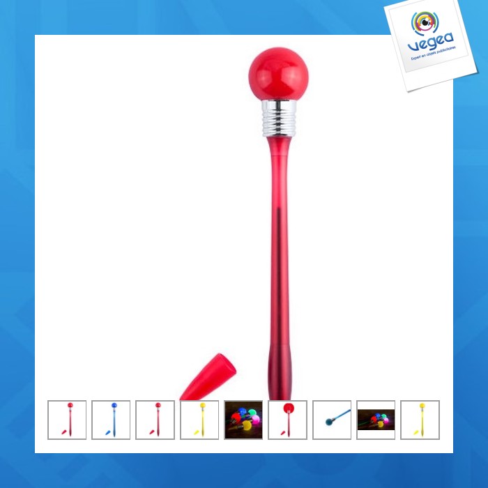 Stylo à boule lumineuse publicitaire Stylo à boule lumineuse publicitaire