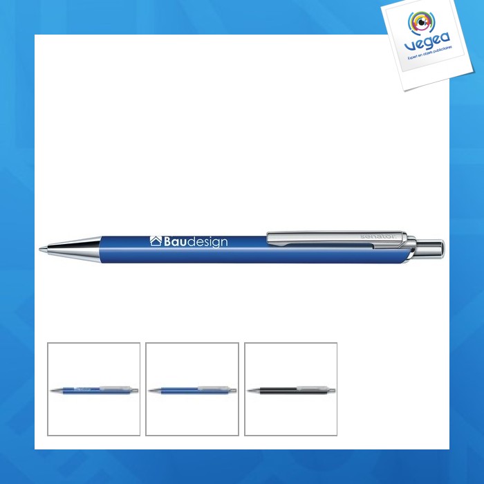 Stylo bille arvent glossy