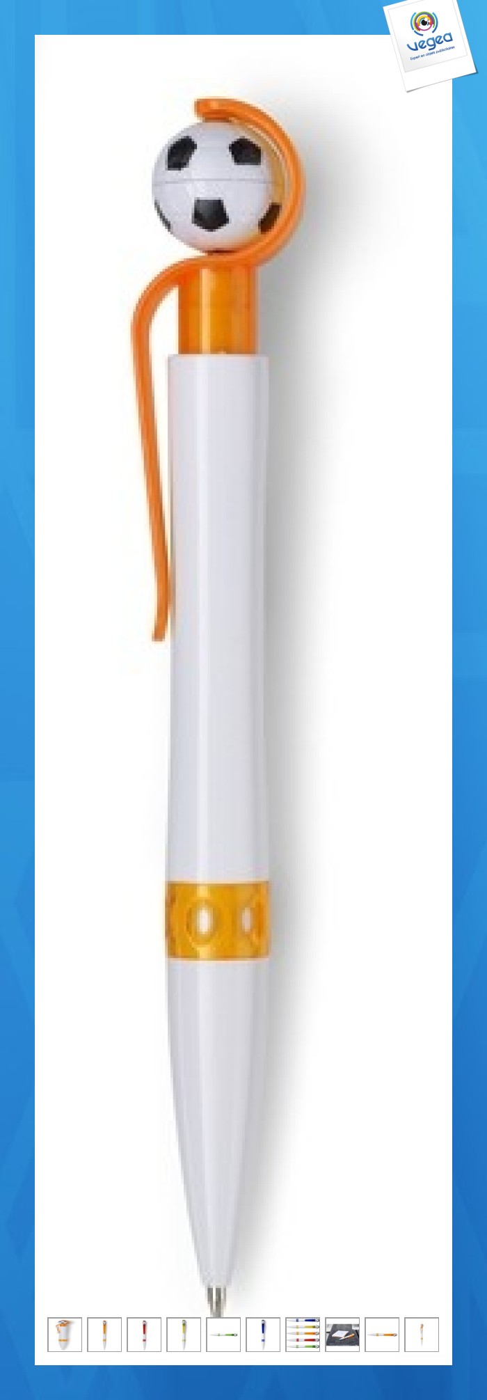Stylo bille football personnalisable Stylo bille football personnalisable