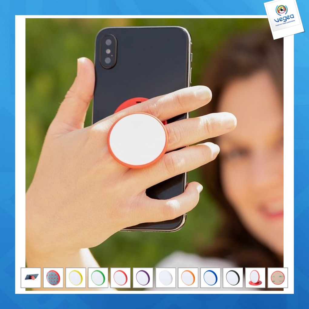PopSocket PopGrip Extensible Avec Support - Motif 'Nous Flottons Tous' - Poignée Téléphone Antichute