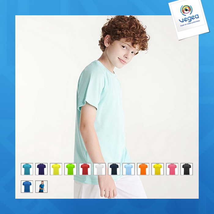 T-shirt technique manches courtes raglan bahrain (tailles enfants) T-shirt technique manches courtes raglan bahrain (tailles enfants)