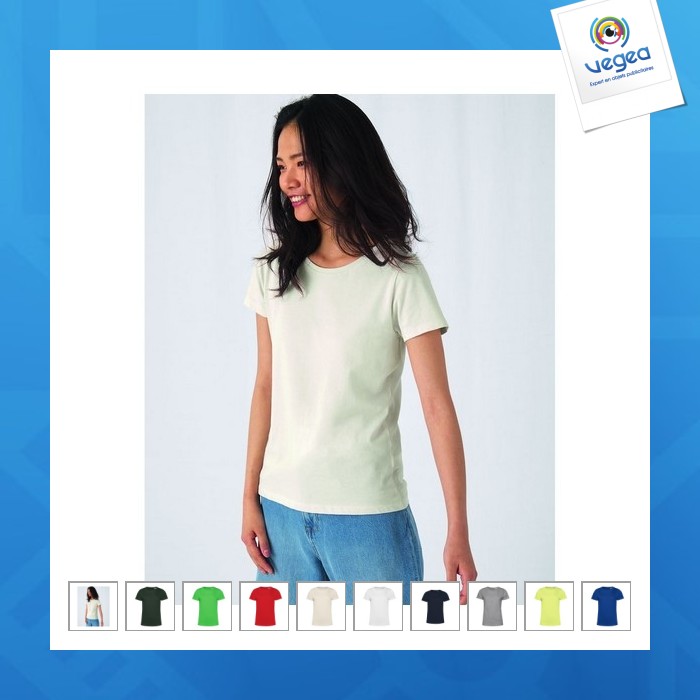 Tee-shirt femme col rond 150 organique Tee-shirt femme col rond 150 organique