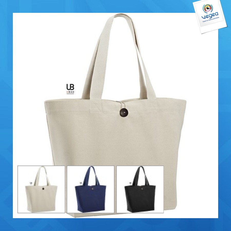 2 Tote Bags Personnalisables The Tote Bag Femme - Beige Et Blanc, Sacs En Toile Réutilisables