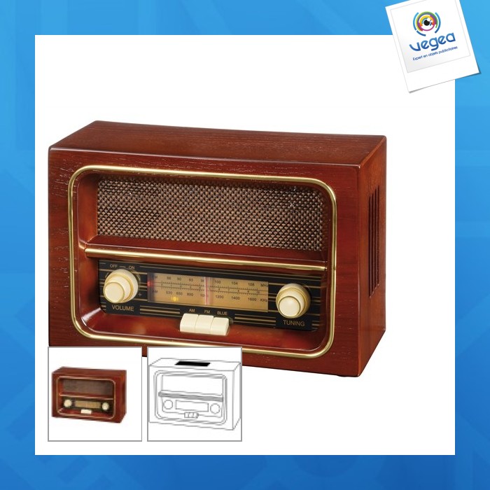 Vintage am/fm radio radio