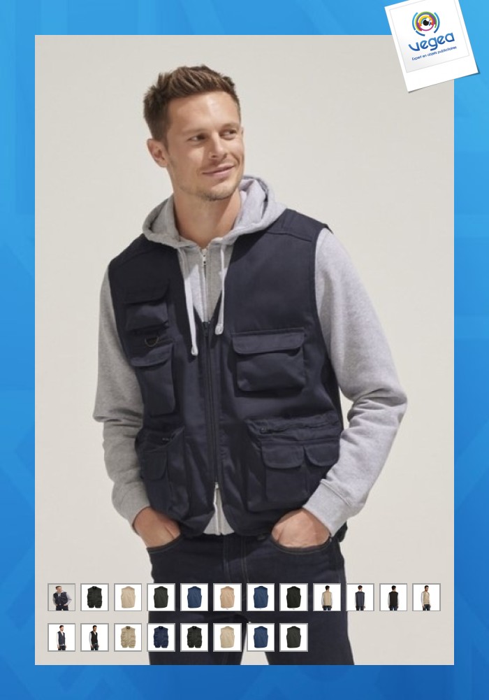 Wild safari vest | Multi-pocket vests 